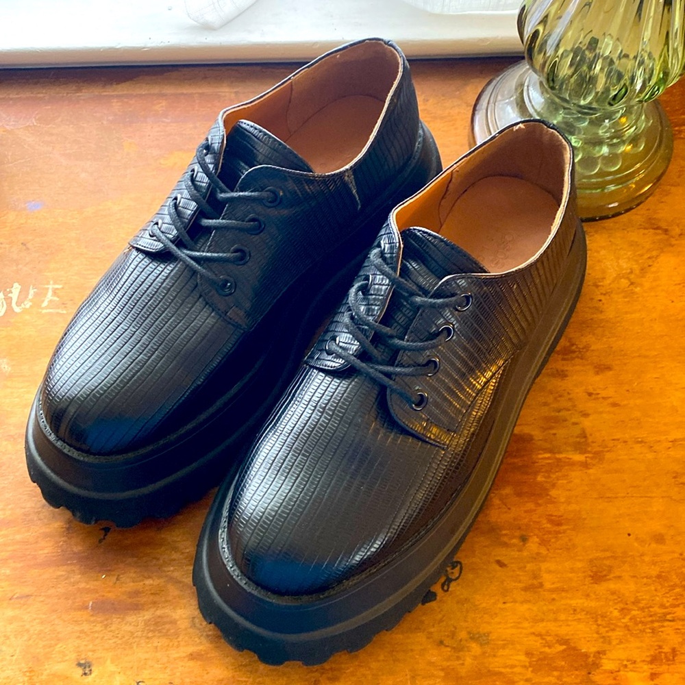 ASOS men’s black platforms